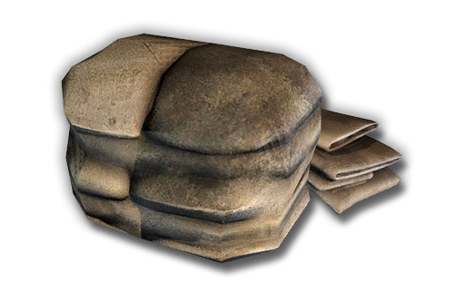 Sandbag barricade